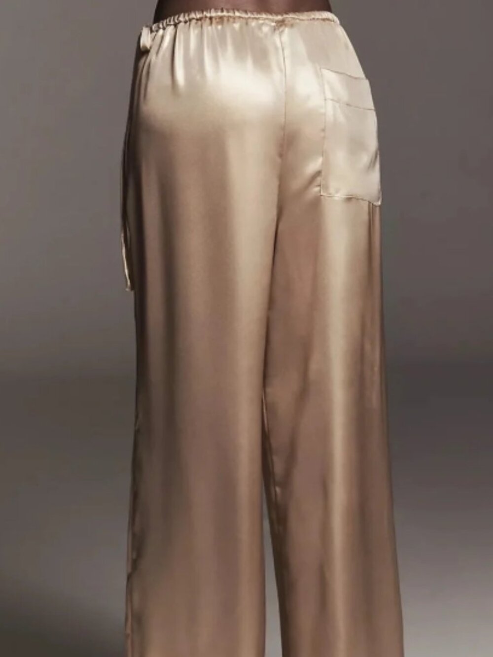 NWT Anthropologie Maeve Liquid Shine Gold Party Pull-On Pants - Picture 7 of 7